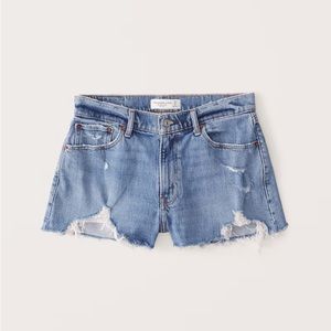 Abercrombie & Fitch Curve Love Mid Rise Mom Short